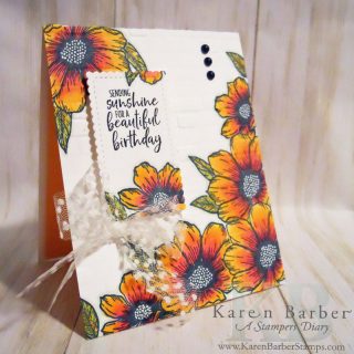 Celebrate Sunflowers Tall Card